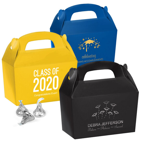 Personalized Large Favor Boxes for Graduation